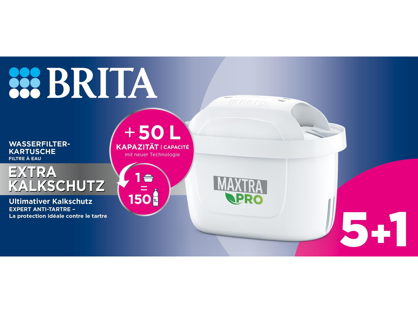 BRITA MAXTRA PRO All-in-1 & Extra Kalkschutz Kartuschen – 12er + 6er Pack, Für Besseren Wassergeschmack & Geräteschutz