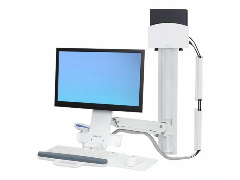 ERGOTRON StyleView© Sit-Stand Combo System weiss fuer LCD