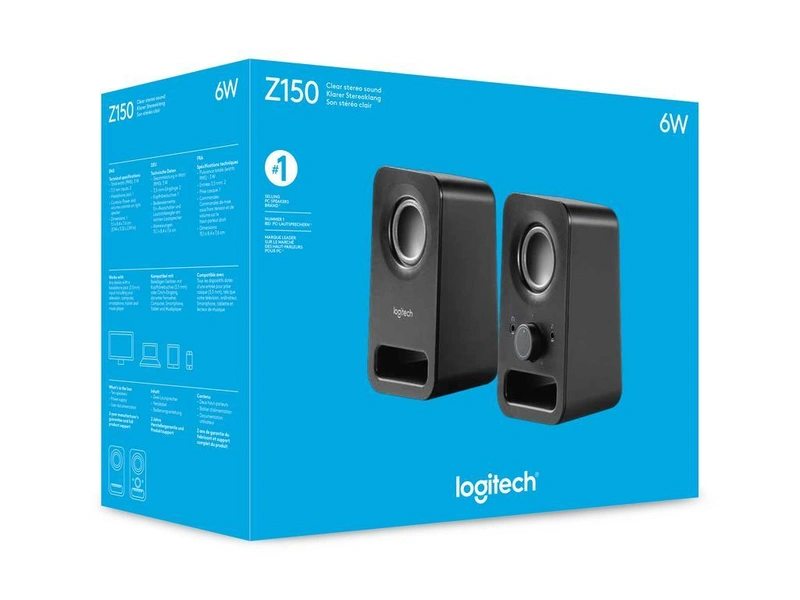 LOGITECH PC Speakers Z150 Midnight Black