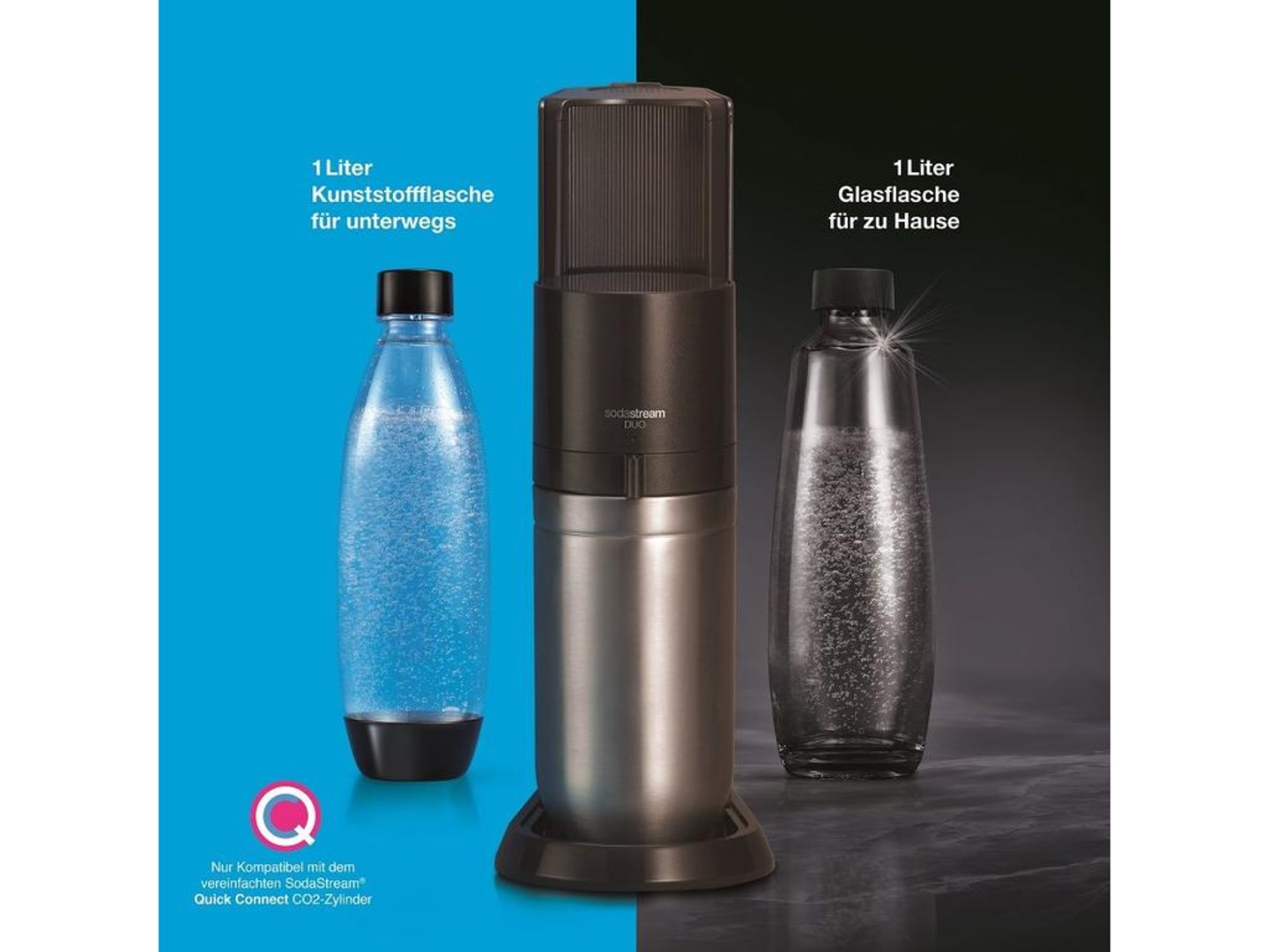 SODASTREAM Duo Wassersprudler titan - e-tec: Österreichs Nr.1 Markenelektronik
