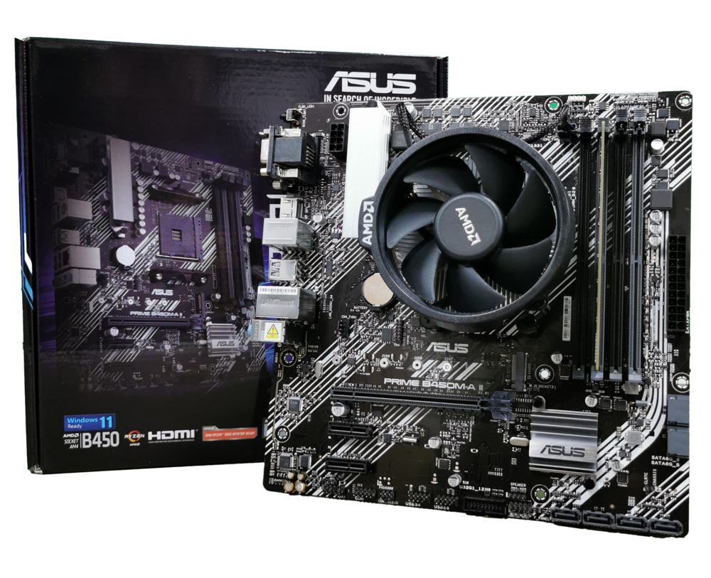 AMD RYZEN5 3400G CPU　ASUS RPRIME B450M-A PRIME B450M-A II｜Motherboards｜ASUS Global