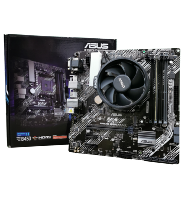 AMD RYZEN5 3400G CPU ASUS RPRIME B450M-A PRIME B450M-A｜Cartes