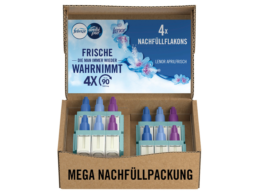FEBREZE 3Volution Duftstecker 4er Nachfüller Aprilfrisch - e-tec: Österreichs Nr.1 Markenelektronik