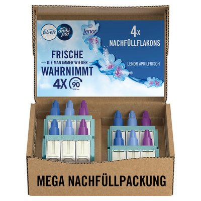 FEBREZE 3Volution Duftstecker 4er Nachfüller Aprilfrisch - e-tec: Österreichs Nr.1 Markenelektronik
