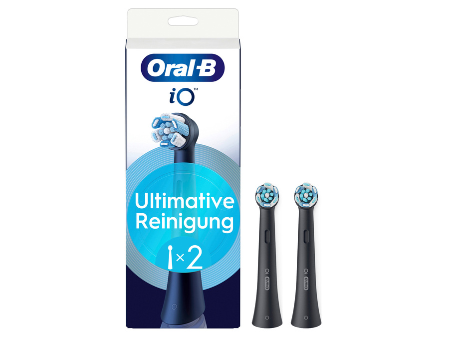 ORAL-B iO Aufsteckbürsten Ultimative Reinigung 2er schwarz - e-tec: Österreichs Nr.1 Markenelektronik