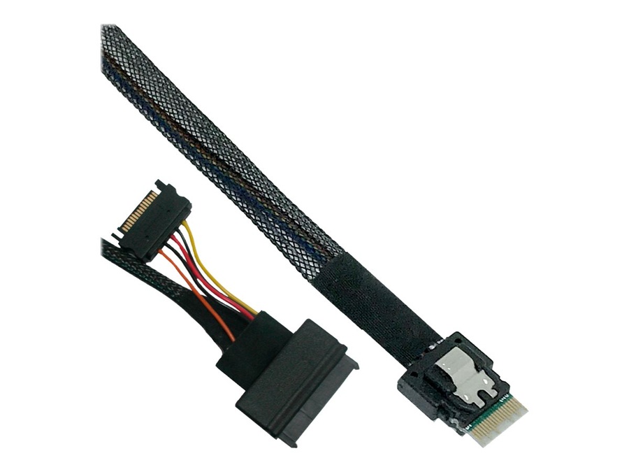 InLine Slim SAS Kabel Intern SFF-8654 4i Zu U.2 SFF Produktbild-Vorschau 7